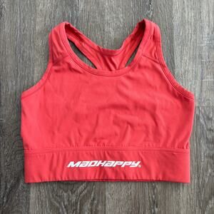 Madhappy Sports Bra in Pink Red - Size: Small